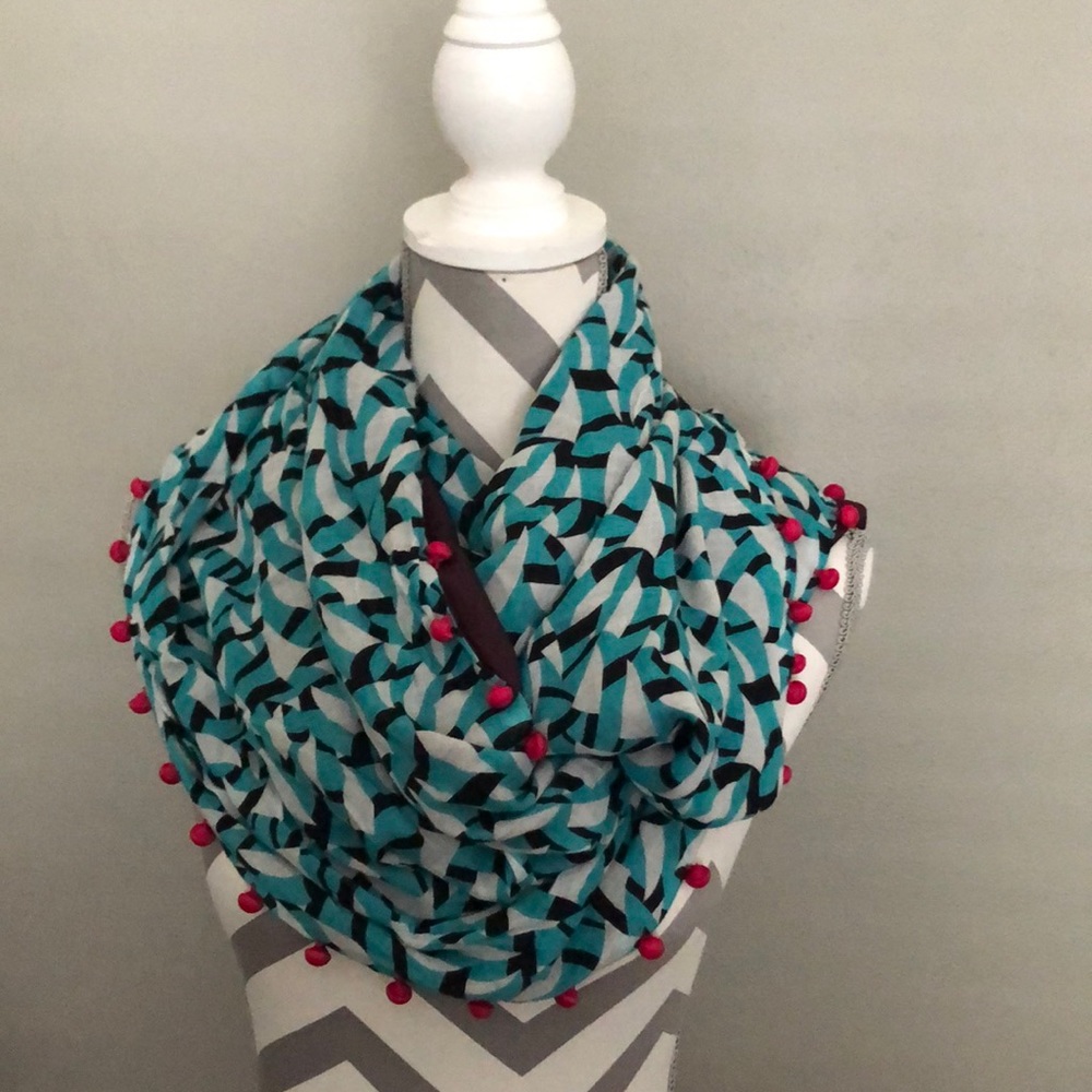 Diane von Furstenberg infinity scarf wrap.
